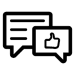 Engagement icon black