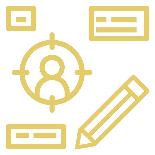 Experience Design icon gold