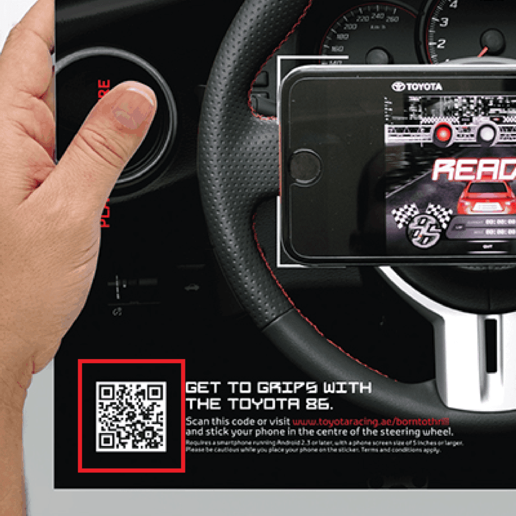 QR for Toyota WebAR Ad